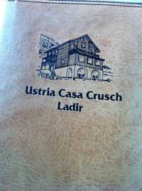 Ustria Casa Crusch in Ladir - Restaurantbewertung